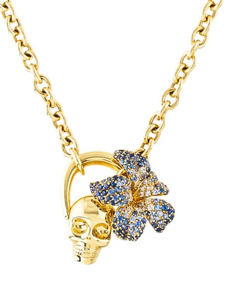 gucci skull necklace|gucci necklace cheap.